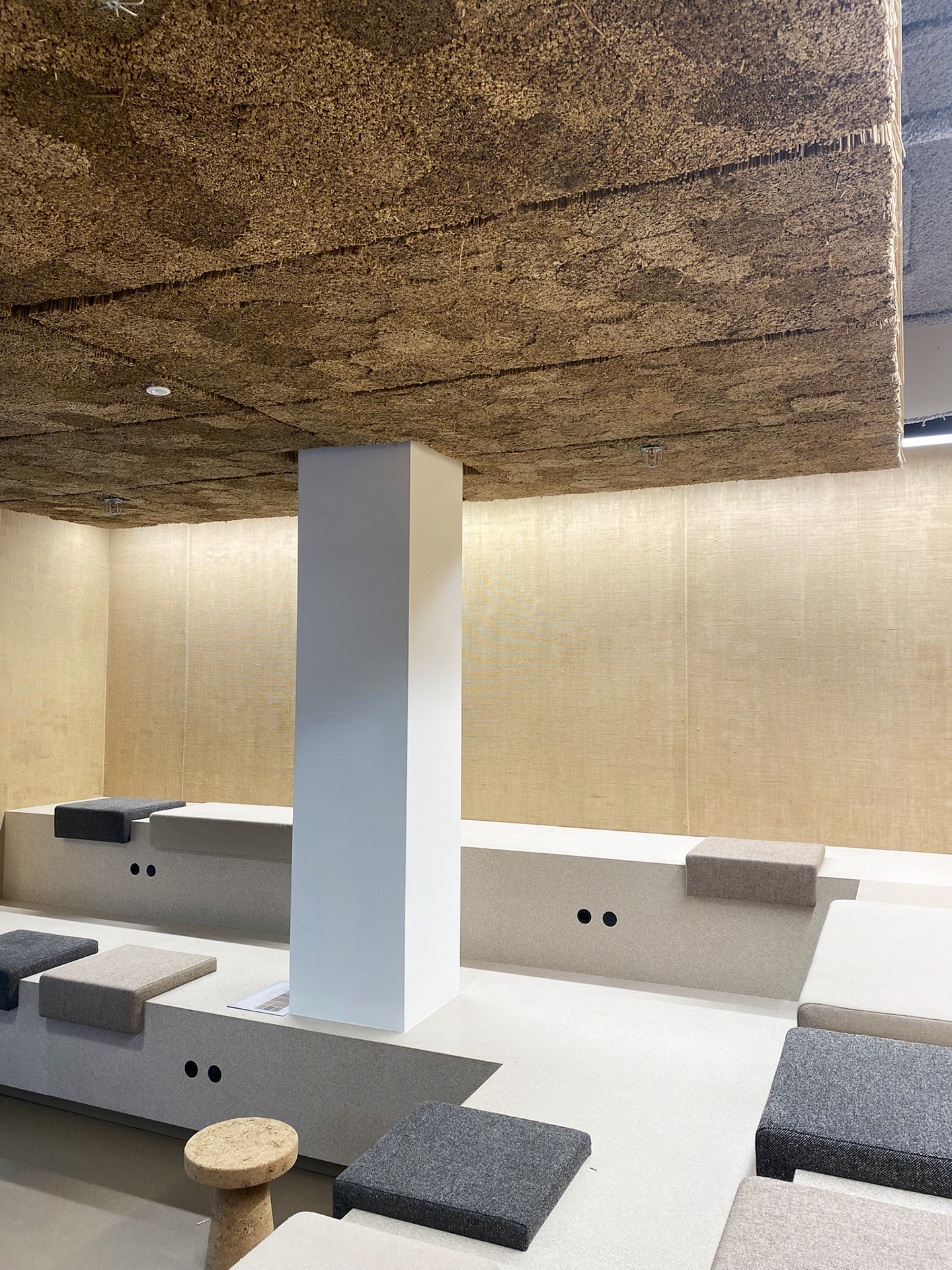 Hangende akoestisch riet panelen