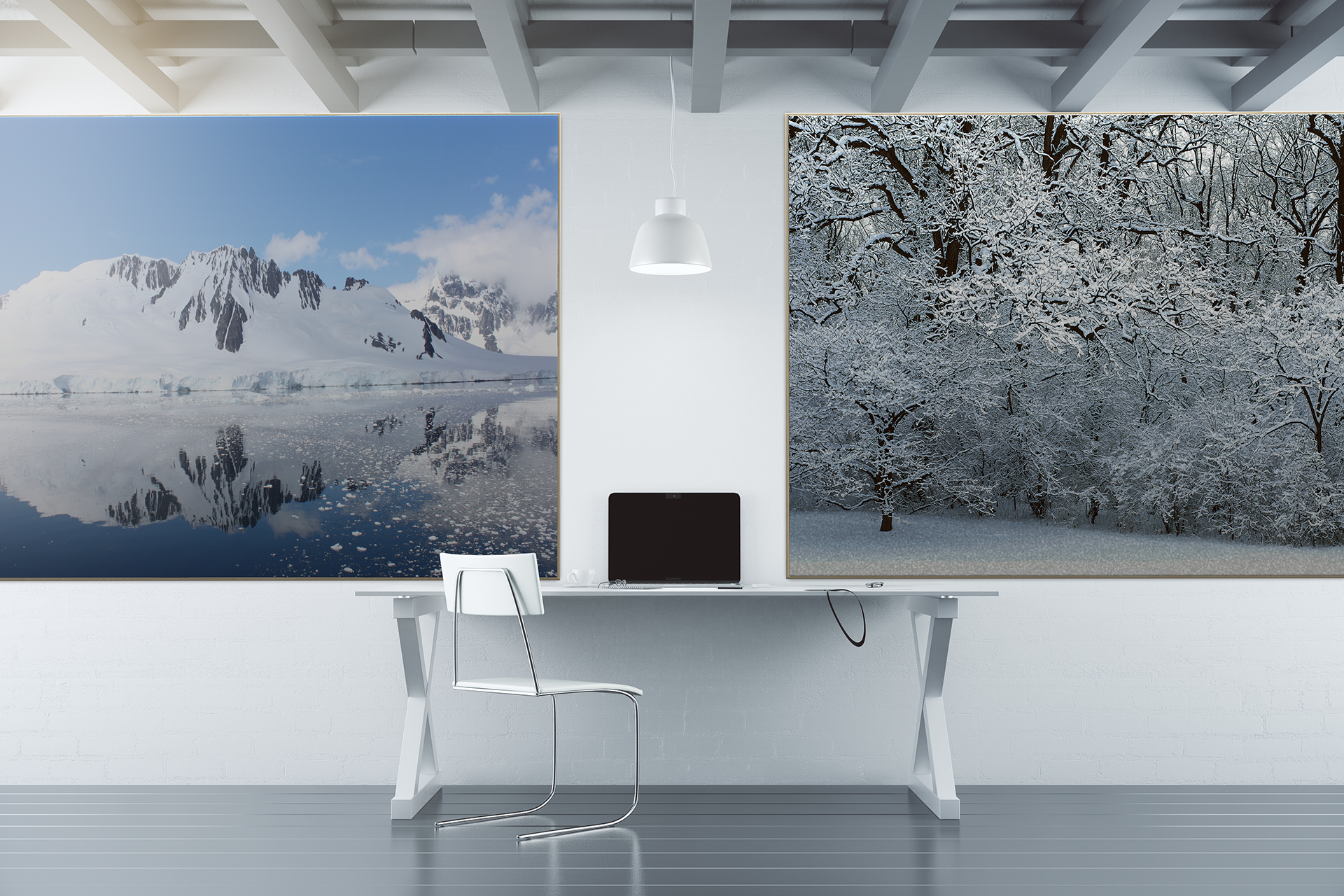 fotografische akoestische panelen die in nagenoeg elke maat uit te voeren zijn.