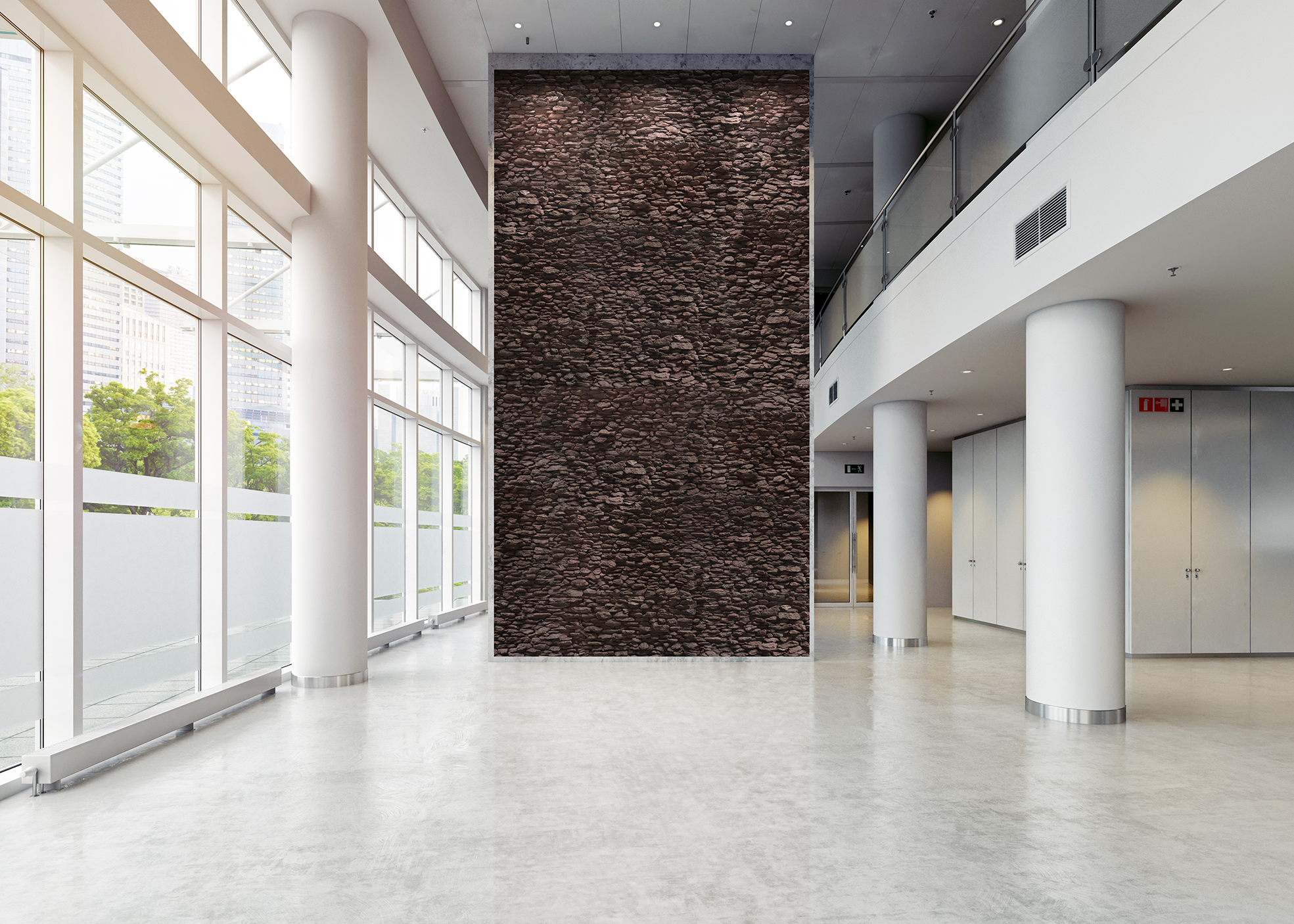 Bark-kurk als wanddecoratie