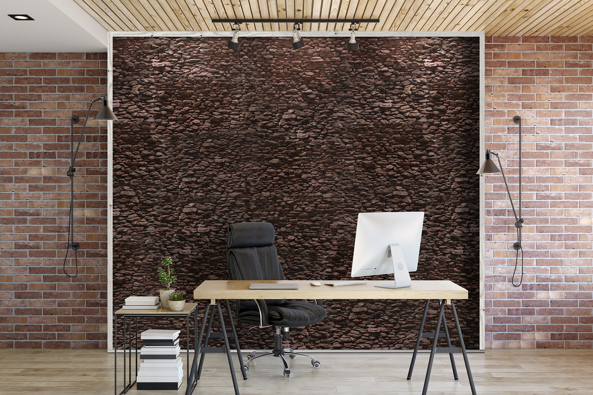 Bark-kurk als wanddecoratie